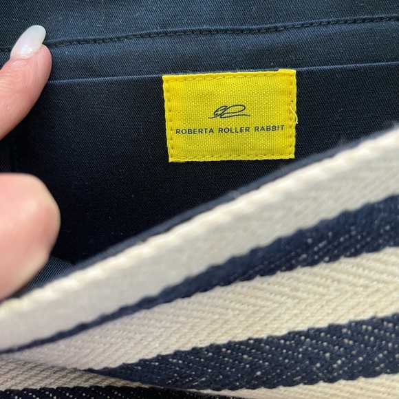 Roberta roller rabbit Abril gala clutch blue fringed - Picture 3 of 6